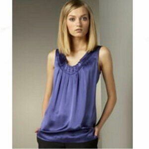 Tory Burch Silk Tank Top Size 2